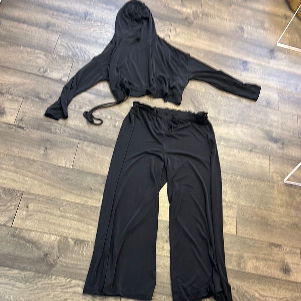 Zara Black Two-Piece Set